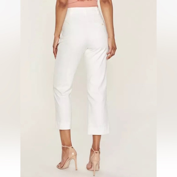 New Equipment Bergen Cropped Ankle Pant NWT Nature White Business Casual Women 6 - Picture 3 of 12